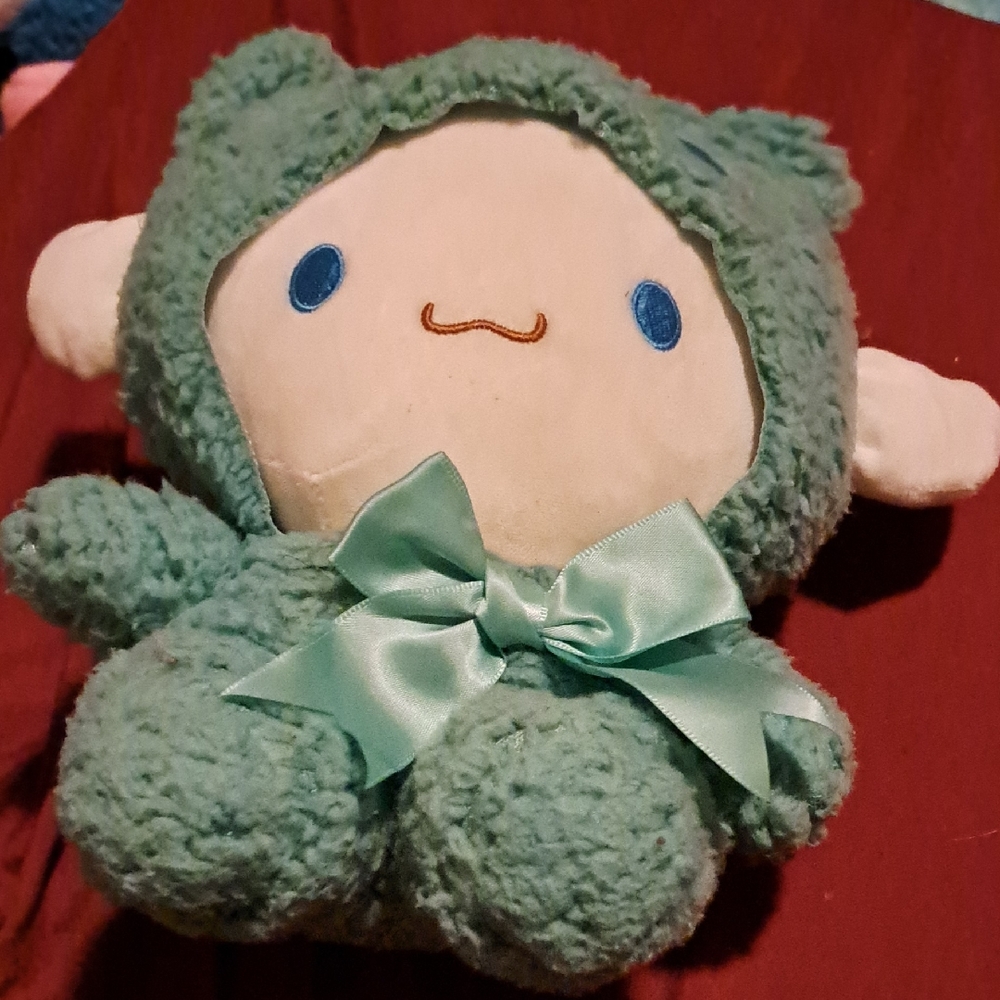 Adorable Plush Toy with Bow